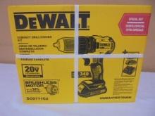 Dewalt 20V Max Lithium Ion Compact Drill/Driver Kit