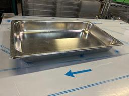 Assorted Full Size Stainless Steel Food Pans