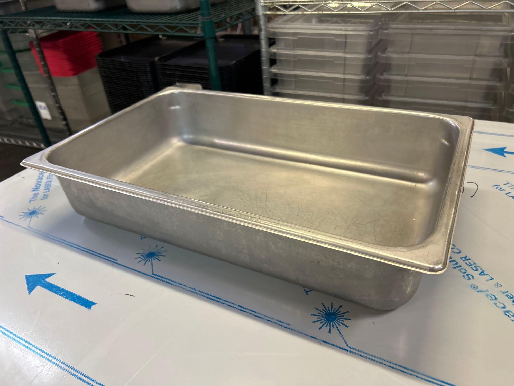 Assorted Full Size Stainless Steel Food Pans