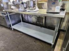 72 in. x 30 in. Stainless Steel Table