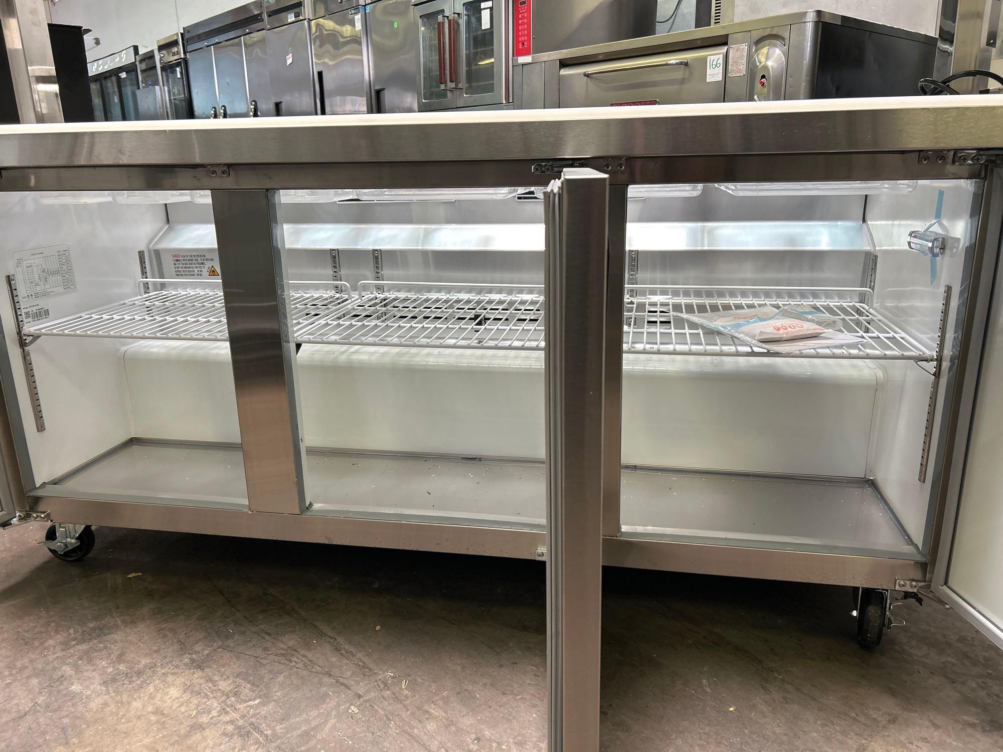 New Cooler Depot 70 in. Refrigerated Salad Bar with Sneeze Guard