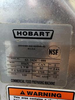 Hobart Mdl. HS6N Manual Slicer