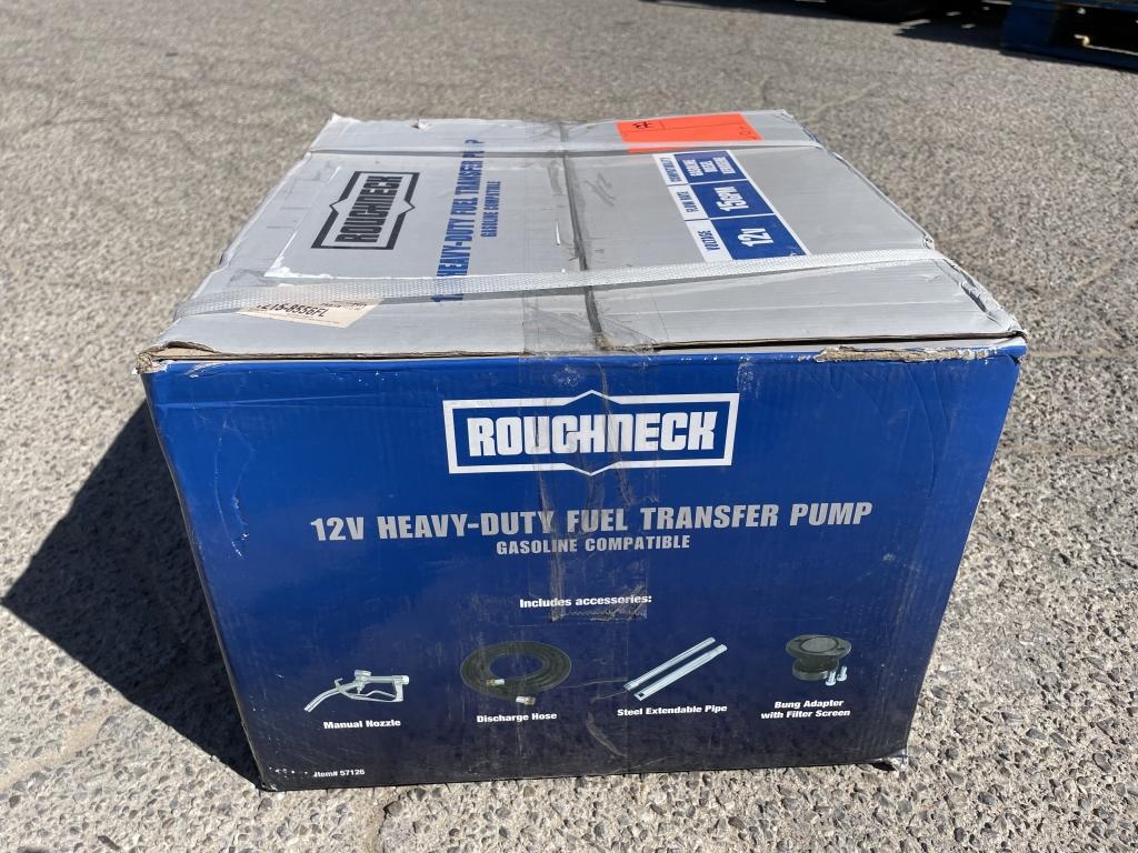 Roughneck 120V Fuel Transfer Pump in Box -B