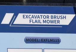 UNUSED Mini-Excavator AGT 45" Brush Flail Mower