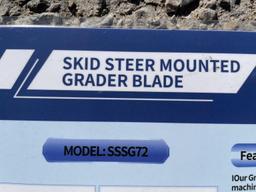 UNUSED Hydraulic Skid-Steer Grader, Remote Control