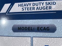UNUSED Hydraulic Skid-Steer Blue Auger w/ 3 Bits