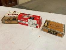 FRENCH FRY CUTTER AND CIGAR BOXES