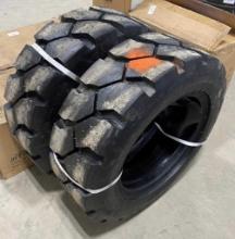 2 GALAXY FORKLIFT TIRES