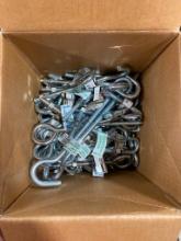 LARGE QUANTITY OF EYE AND HOOK BOLTS