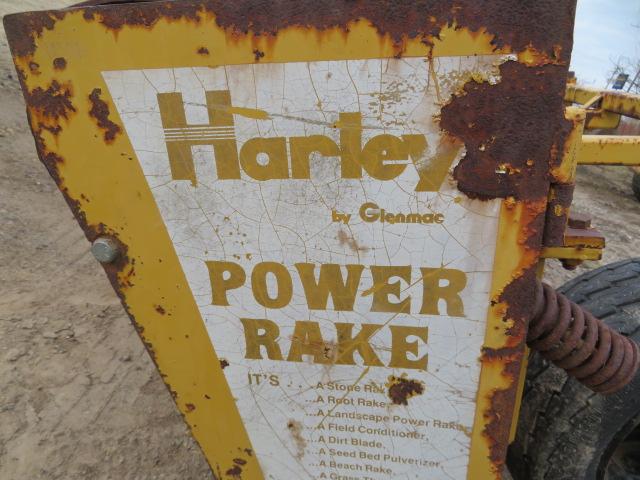 Harley 3 pt. Power Rake - 6' width