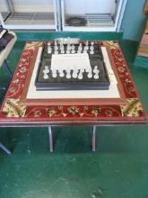 Game Table & Chess Set