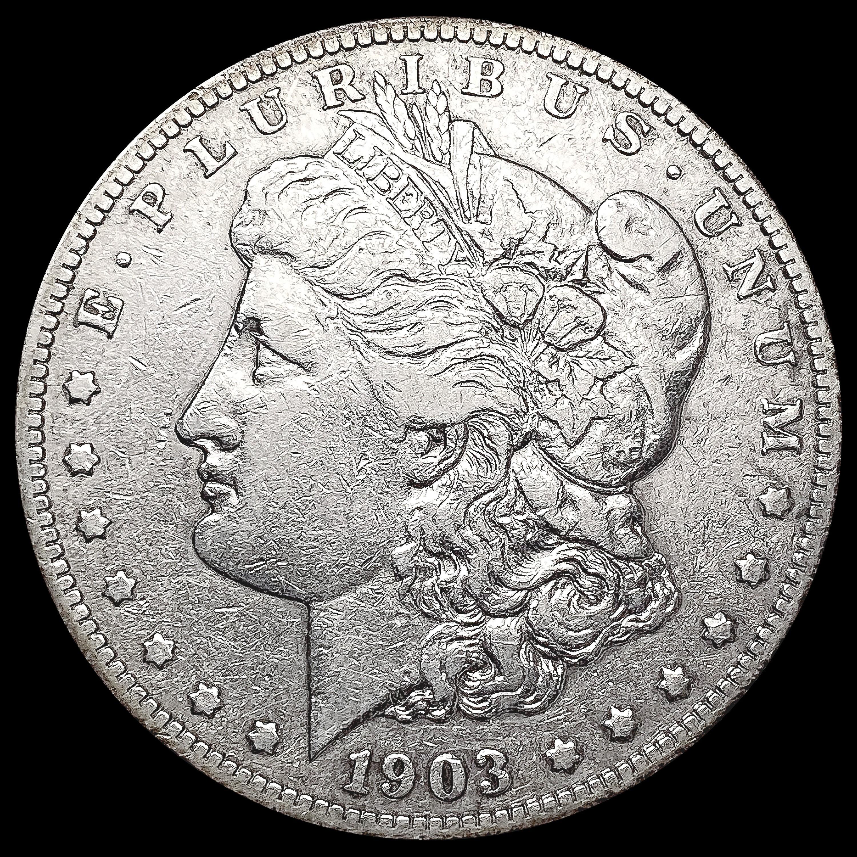 1903-S Morgan Silver Dollar NEARLY UNCIRCULATED