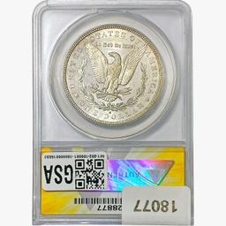 1879-S Morgan Silver Dollar ANACS AU58 PL
