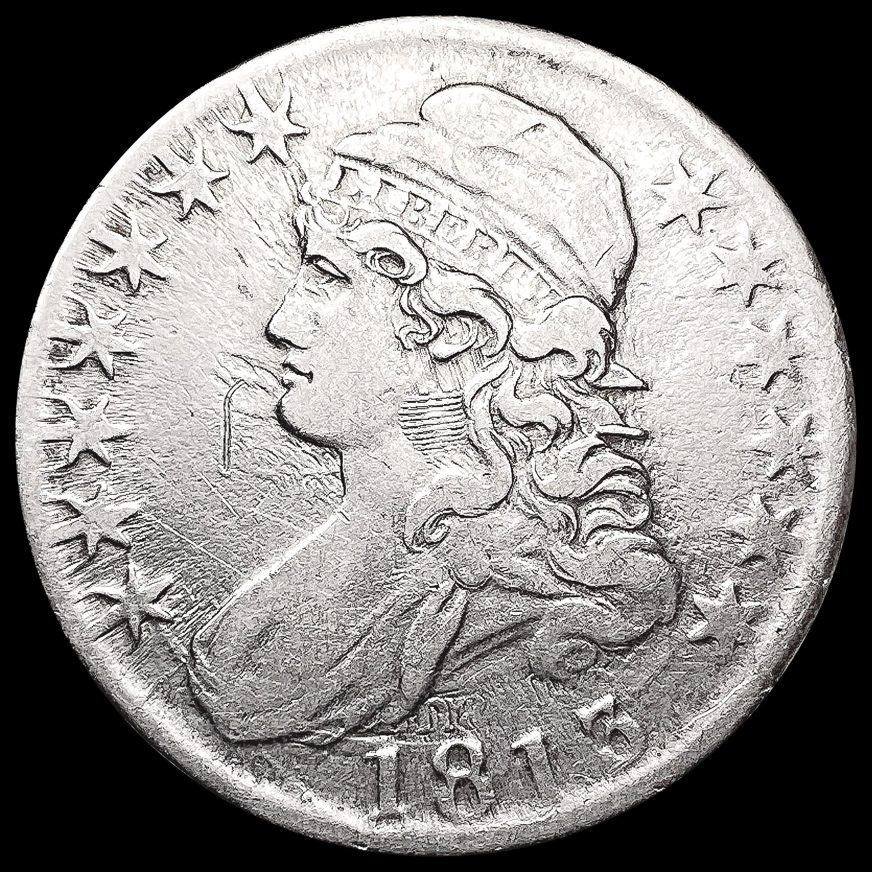 1813 Capped Bust Half Dollar NEARLY UNCIRCULATED