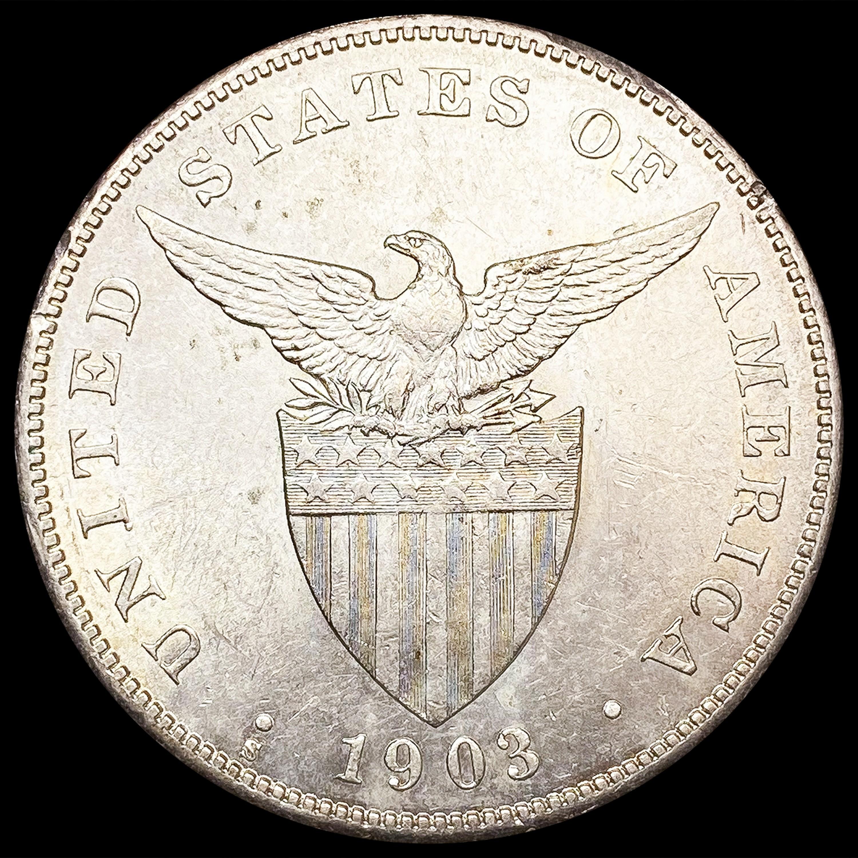1903-S US Philippines Silver Peso UNCIRCULATED