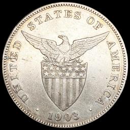 1903 Philippines Silver Peso UNCIRCULATED