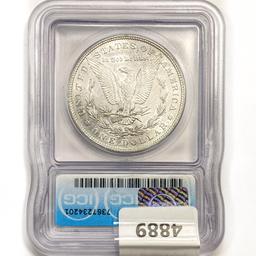 1878 7TF Morgan Silver Dollar ICG AU53 REV 79