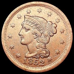 1852 Braided Hair Large Cent CLOSELY UNCIRCULATED
