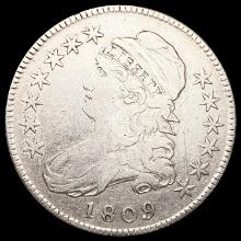 1809 Capped Bust Half Dollar LIGHTLY CIRCULATED