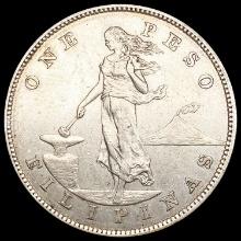 1903 Philippines Silver Peso UNCIRCULATED