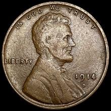 1914-D Wheat Cent NICELY CIRCULATED