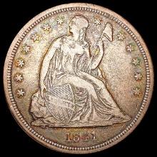 1841 Seated Liberty Dollar LIGHTLY CIRCULATED