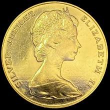 1977 Bermuda .2344oz Gold $100 GEM PROOF