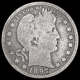 1897-S Barber Quarter NICELY CIRCULATED