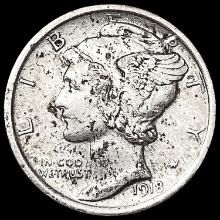 1918 Mercury Dime CLOSELY UNCIRCULATED