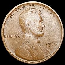 1914-D Wheat Cent NEARLY UNCIRCULATED