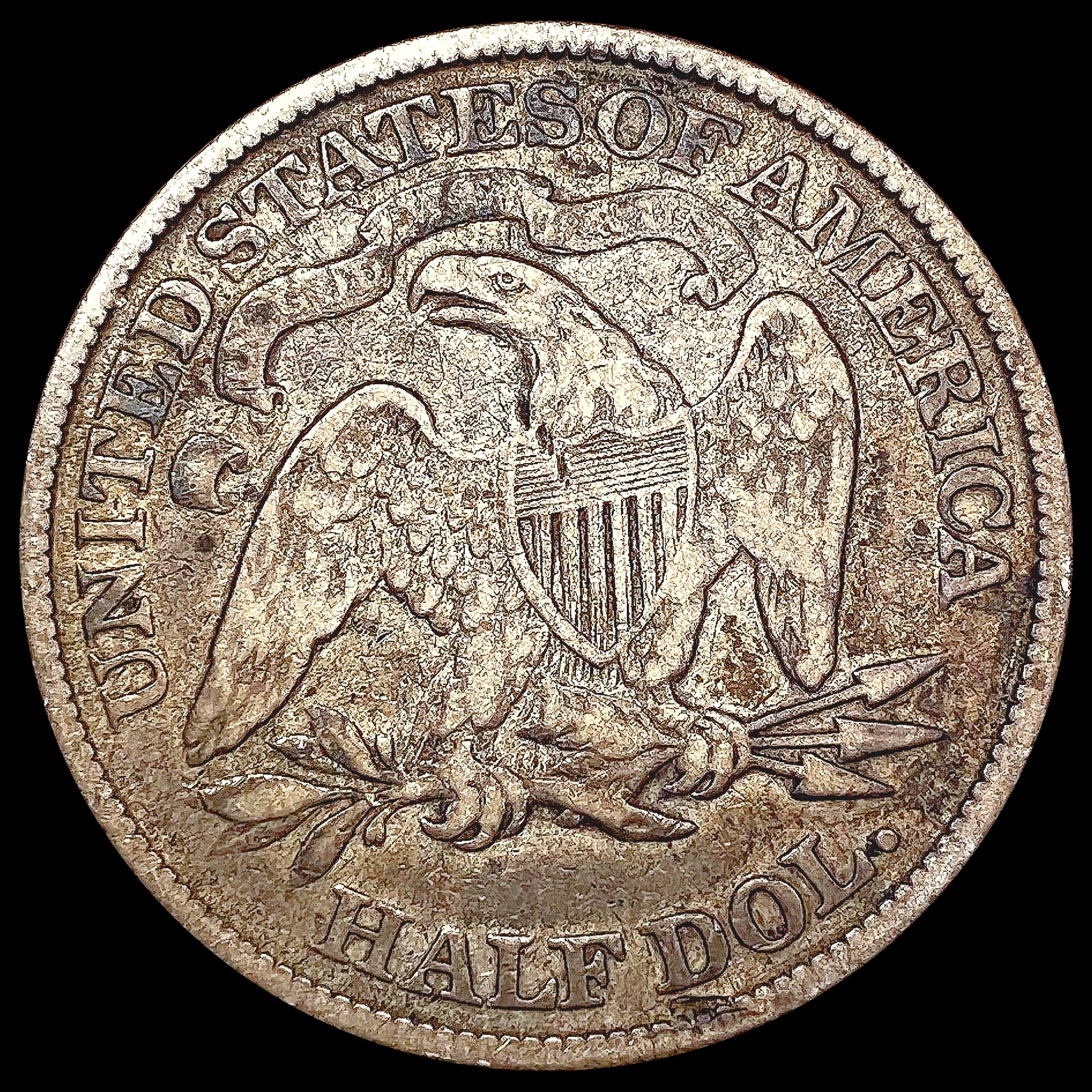 1873 Arws Seated Liberty Half Dollar NICELY CIRCUL