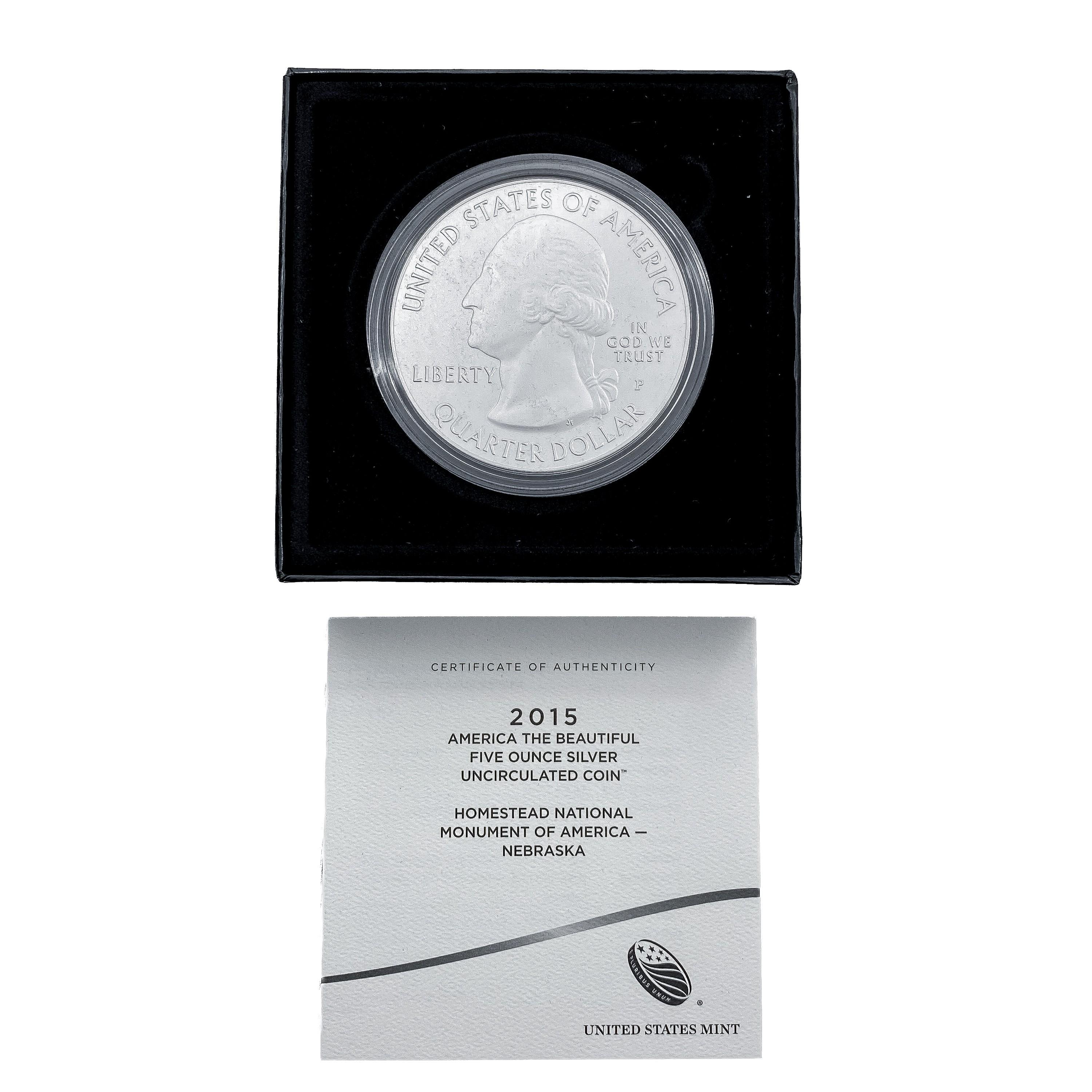 2015 Homestead 5oz Silver Round [1 Coin]