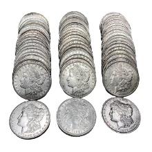 1879-1921 Morgan Silver Dollars [60 Coins]
