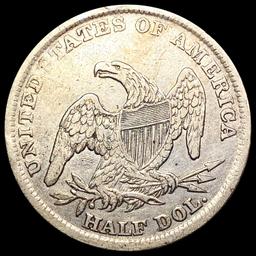 1839 Capped Bust Half Dollar NEARLY UNCIRCULATED