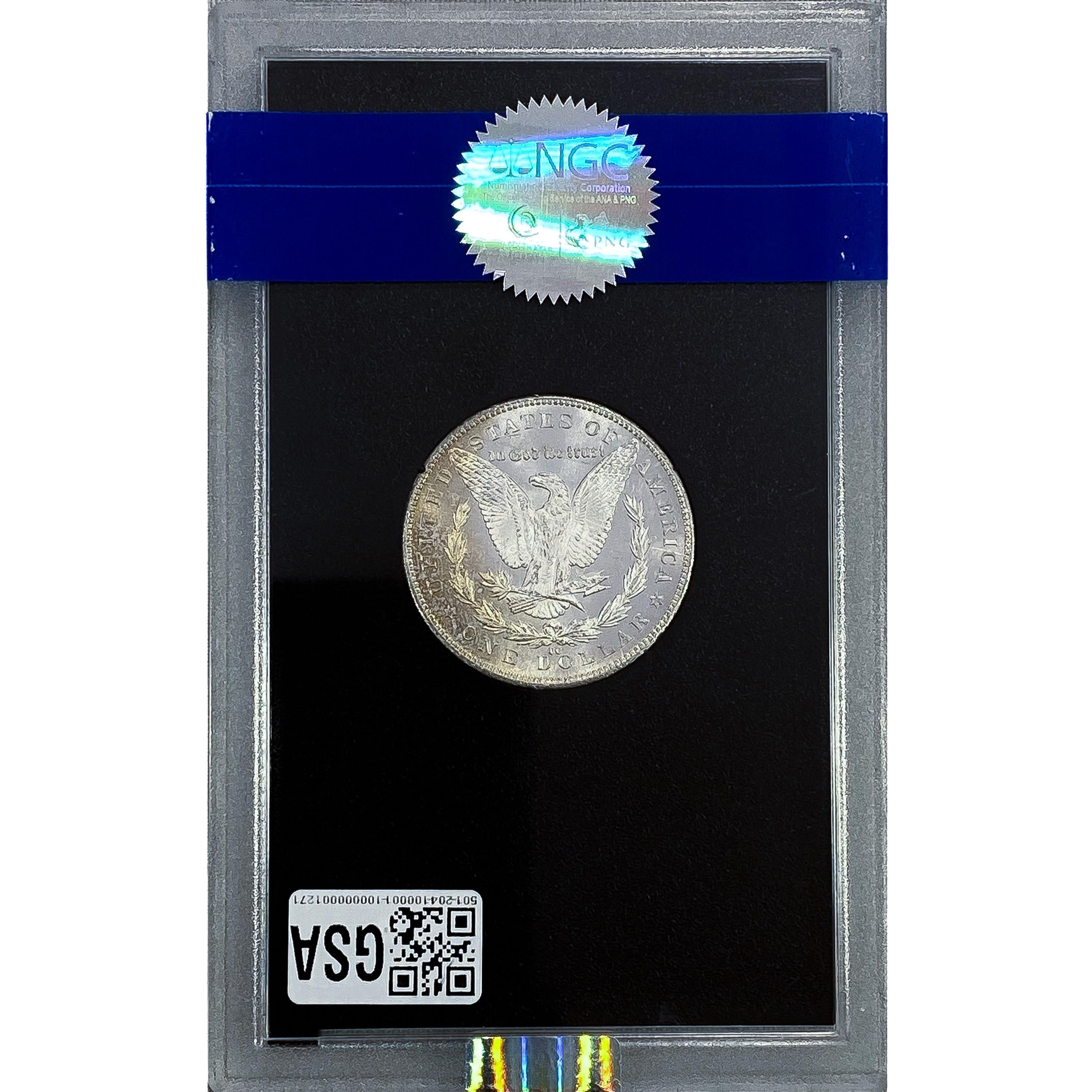 1884-CC Morgan Silver Dollar NGC MS62 PL GSA
