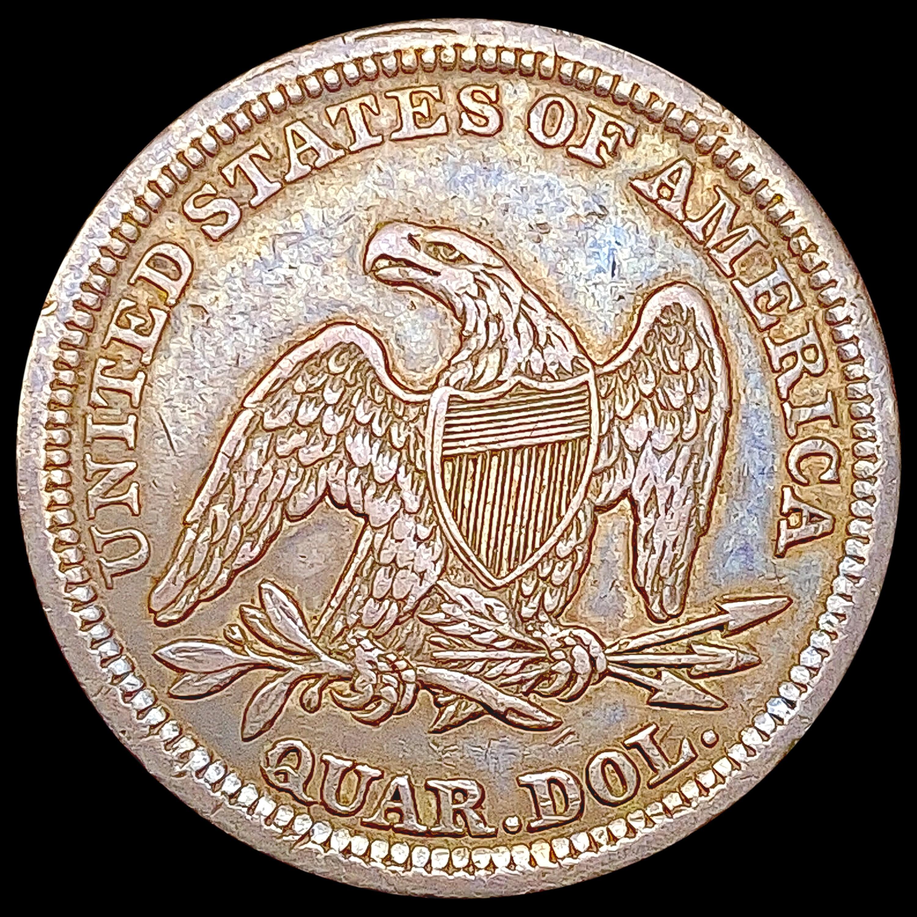 1845 Seated Liberty Quarter LIGHTLY CIRCULATED