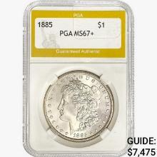 1885 Morgan Silver Dollar PGA MS67+