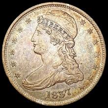 1837 Capped Bust Half Dollar NEARLY UNCIRCULATED