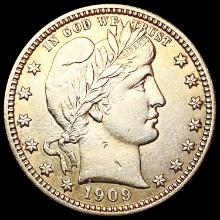 1909 Barber Quarter CLOSELY UNCIRCULATED
