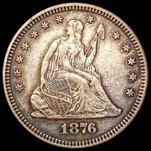 1876 Seated Liberty Quarter LIGHTLY CIRCULATED