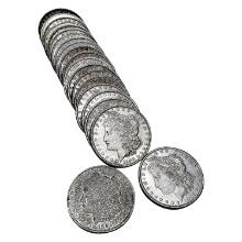 1885-1921 AU-UNC Roll of Morgan Silver Dollars [21