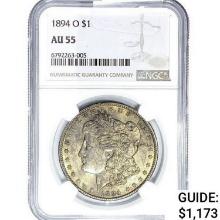 1894-O Morgan Silver Dollar NGC AU55