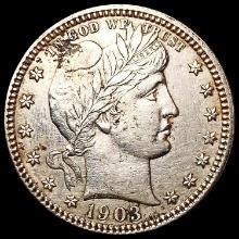 1903-O Barber Quarter NEARLY UNCIRCULATED