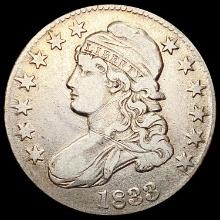1833 Capped Bust Half Dollar LIGHTLY CIRCULATED