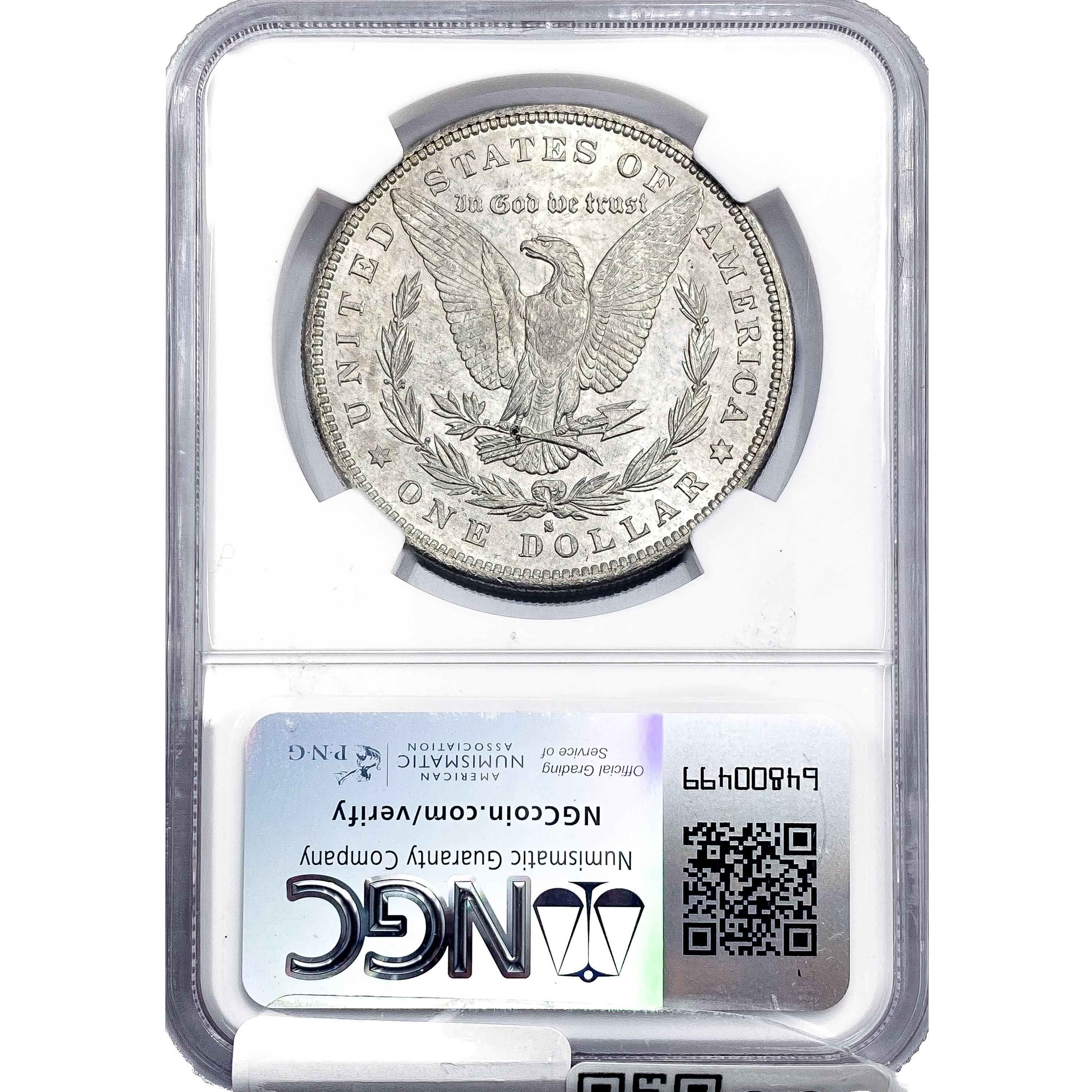 1879-S Morgan Silver Dollar NGC MS67
