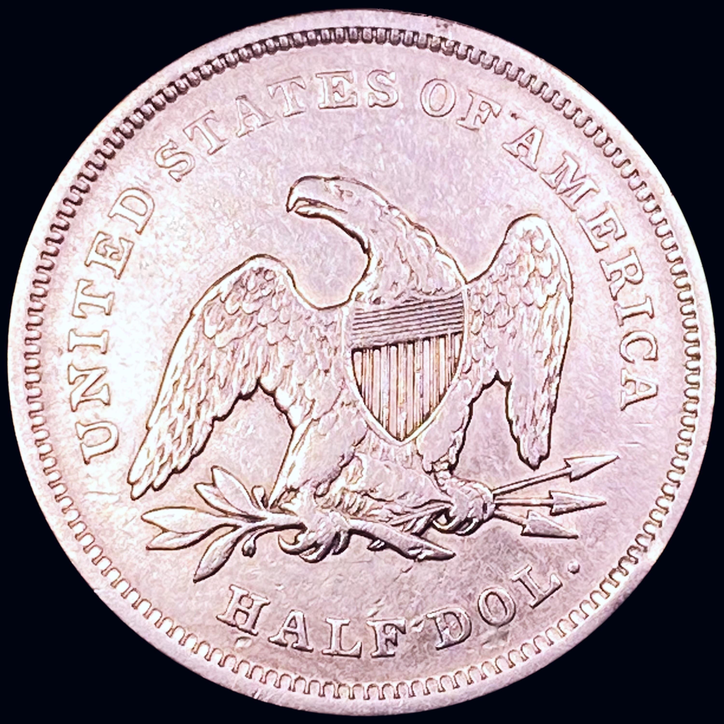 1839 No Drapery Seated Liberty Half Dollar UNCIRCULATED