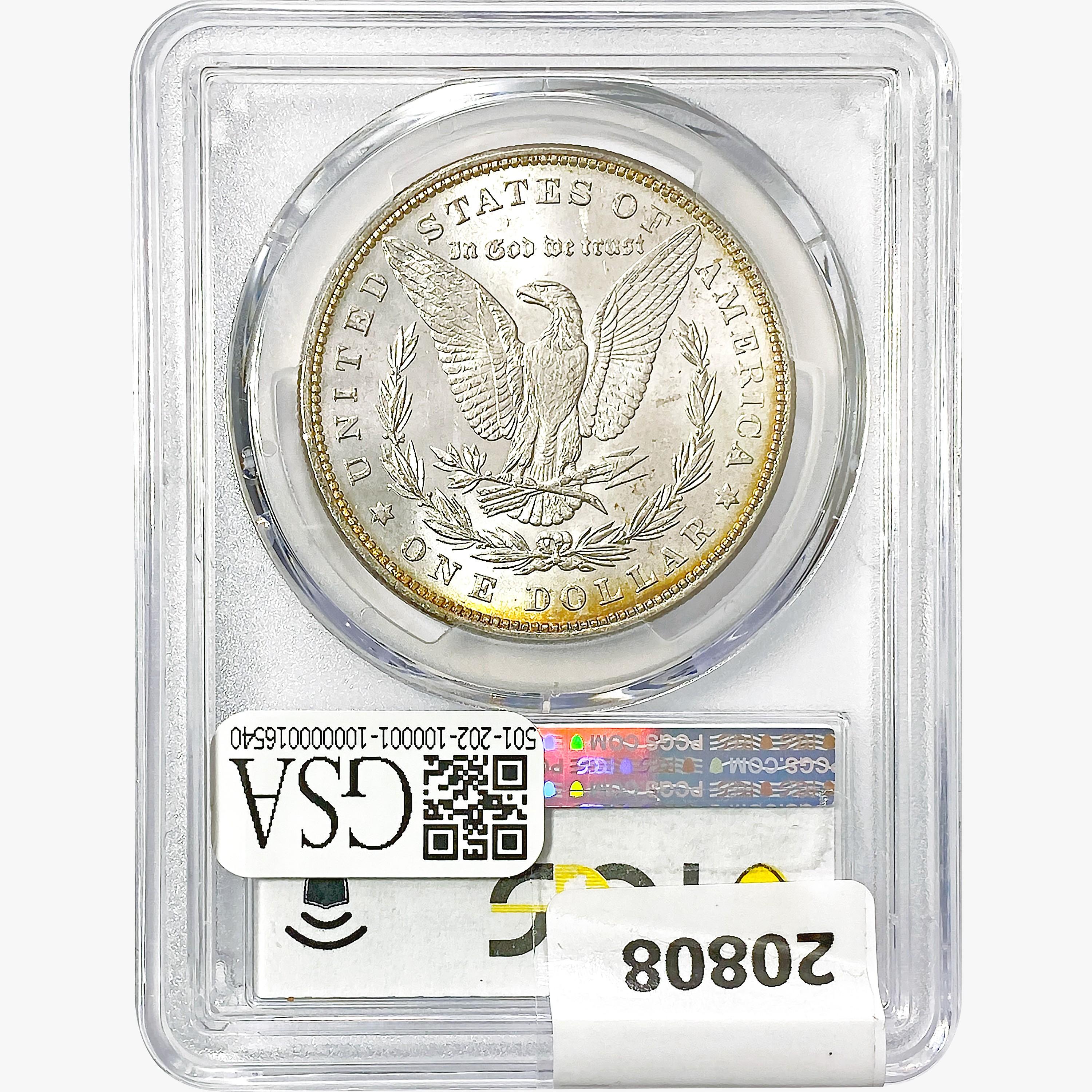 1880 Morgan Silver Dollar PCGS MS63