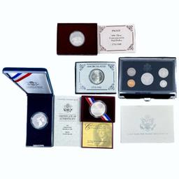 1982-1995 US Proof SILV Coin Sets [10 Coins]