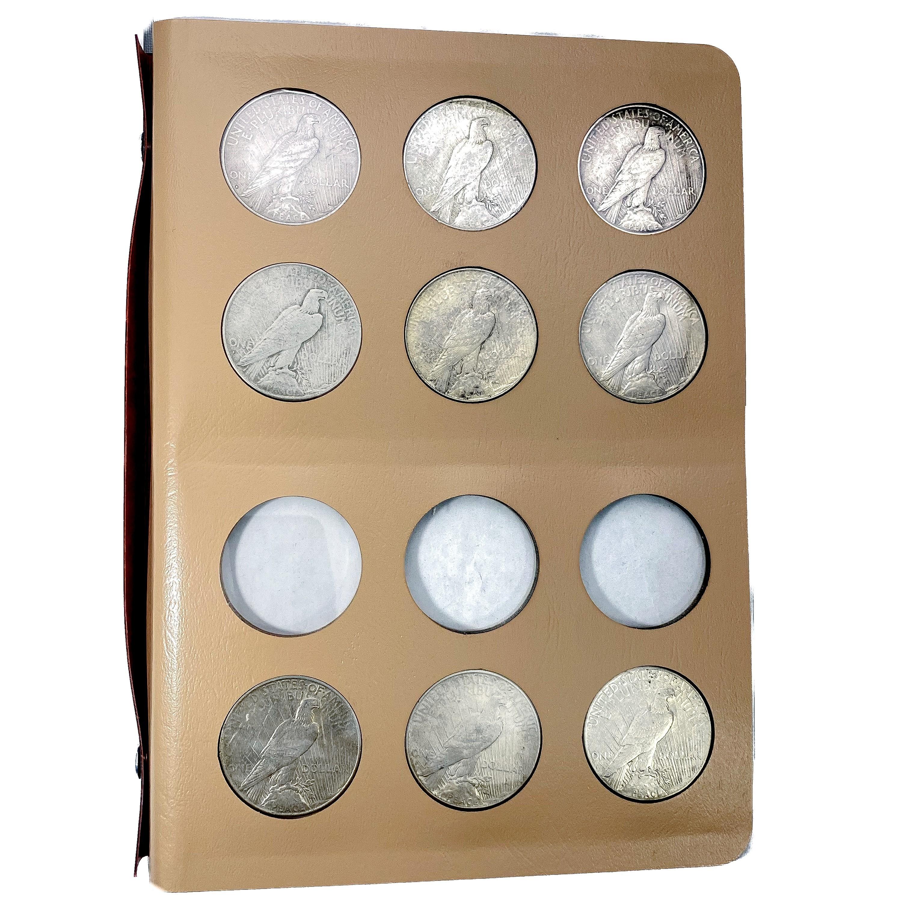 1922-1935 Peace Dollar Set [18 Coins]