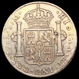 1800 Spain-Mexico SILV 8 Reales NICELY CIRCULATED